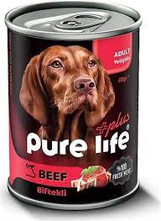 Pure Lıfe Biftekli Yetişkin Köpek Konserve Mama 400gr *12 ADET